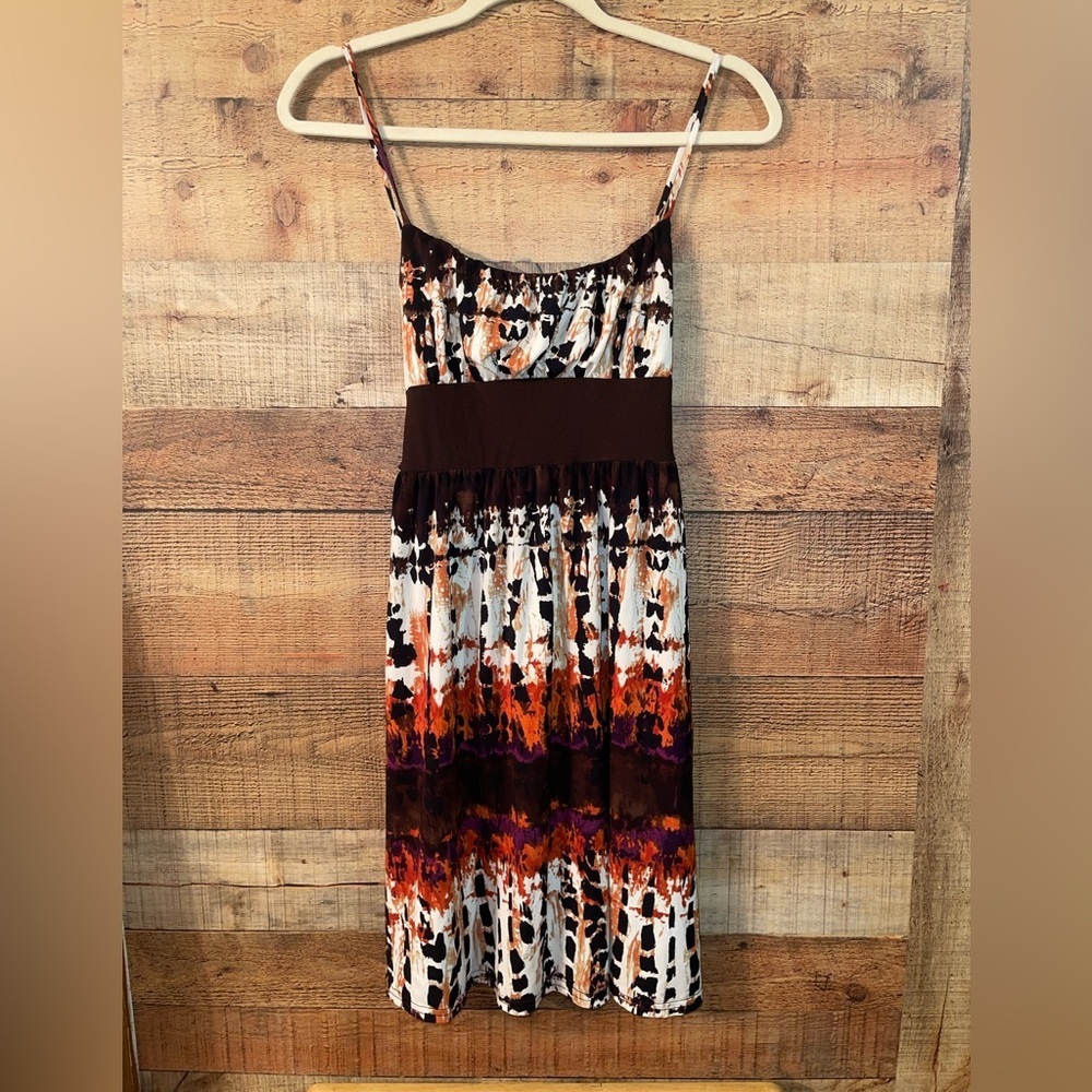 Wrapper tie back dress